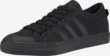 ADIDAS ORIGINALS Tapered Sneaker 'Nizza' in Schwarz: predná strana