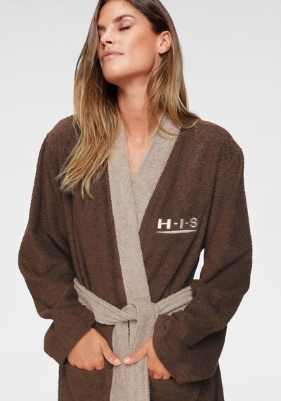 bademantel damen his