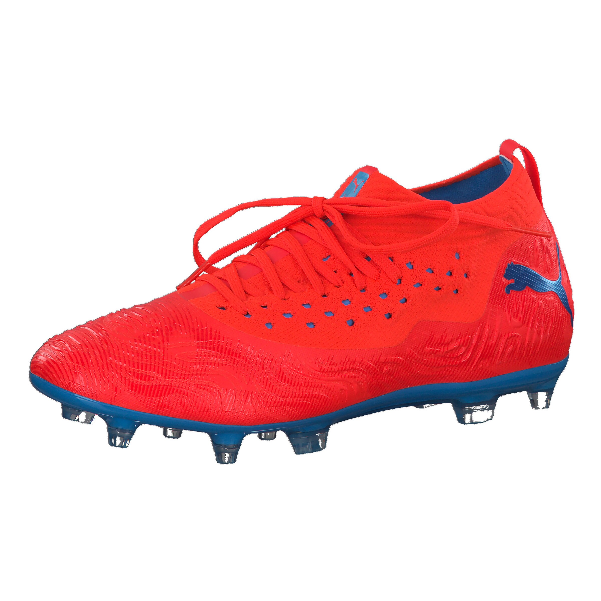 PUMA - Voetbalschoen 'Future 19.2 Netfit' in de kleur Blauw