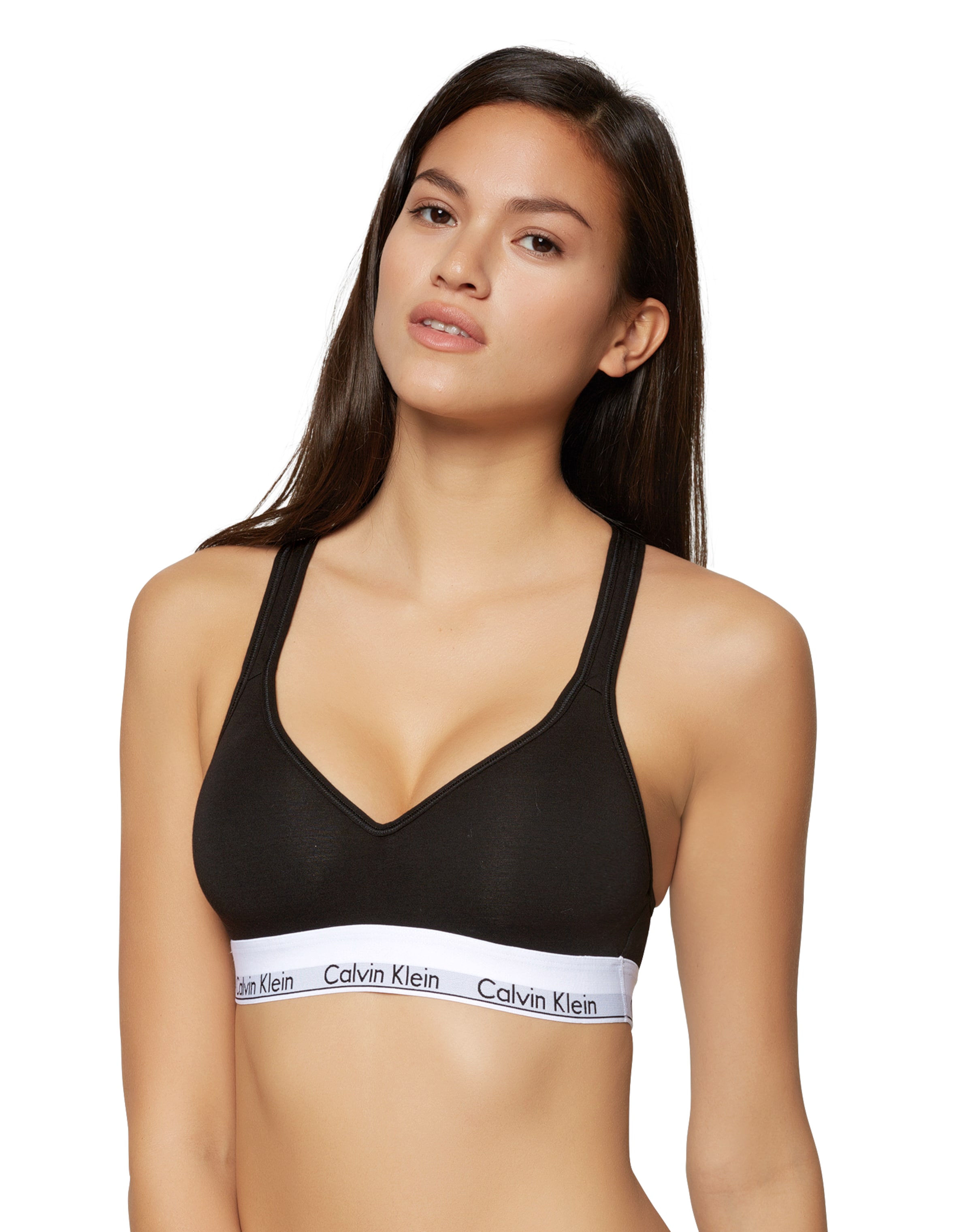 Calvin Klein Underwear Õlapaelteta topp Rinnahoidja 'Lift', värv must: eest vaates