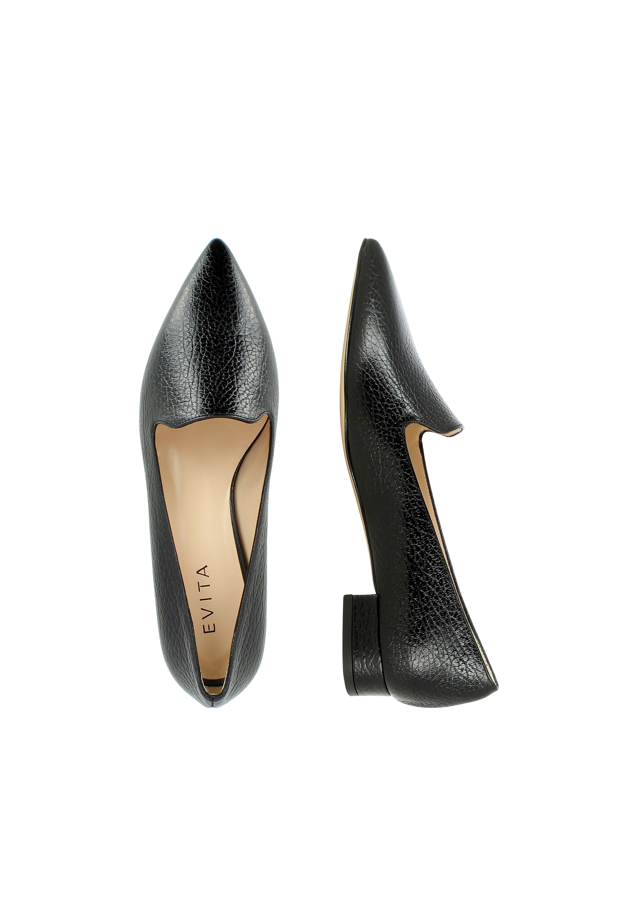 Chaussure basse 'FRANCA' EVITA en noir