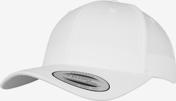 Casquette Flexfit en blanc : devant