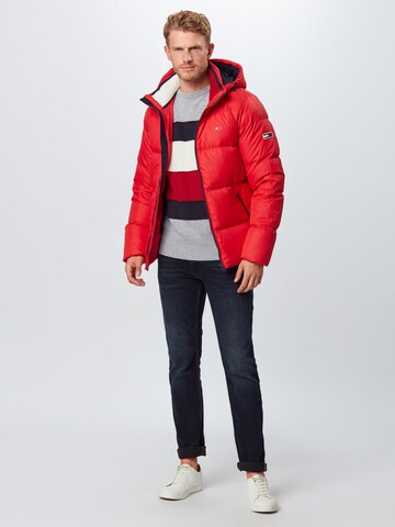 Tommy Jeans Winter Jacket in Red