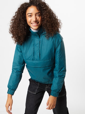 Urban Classics Between-Season Jacket in Blue: front