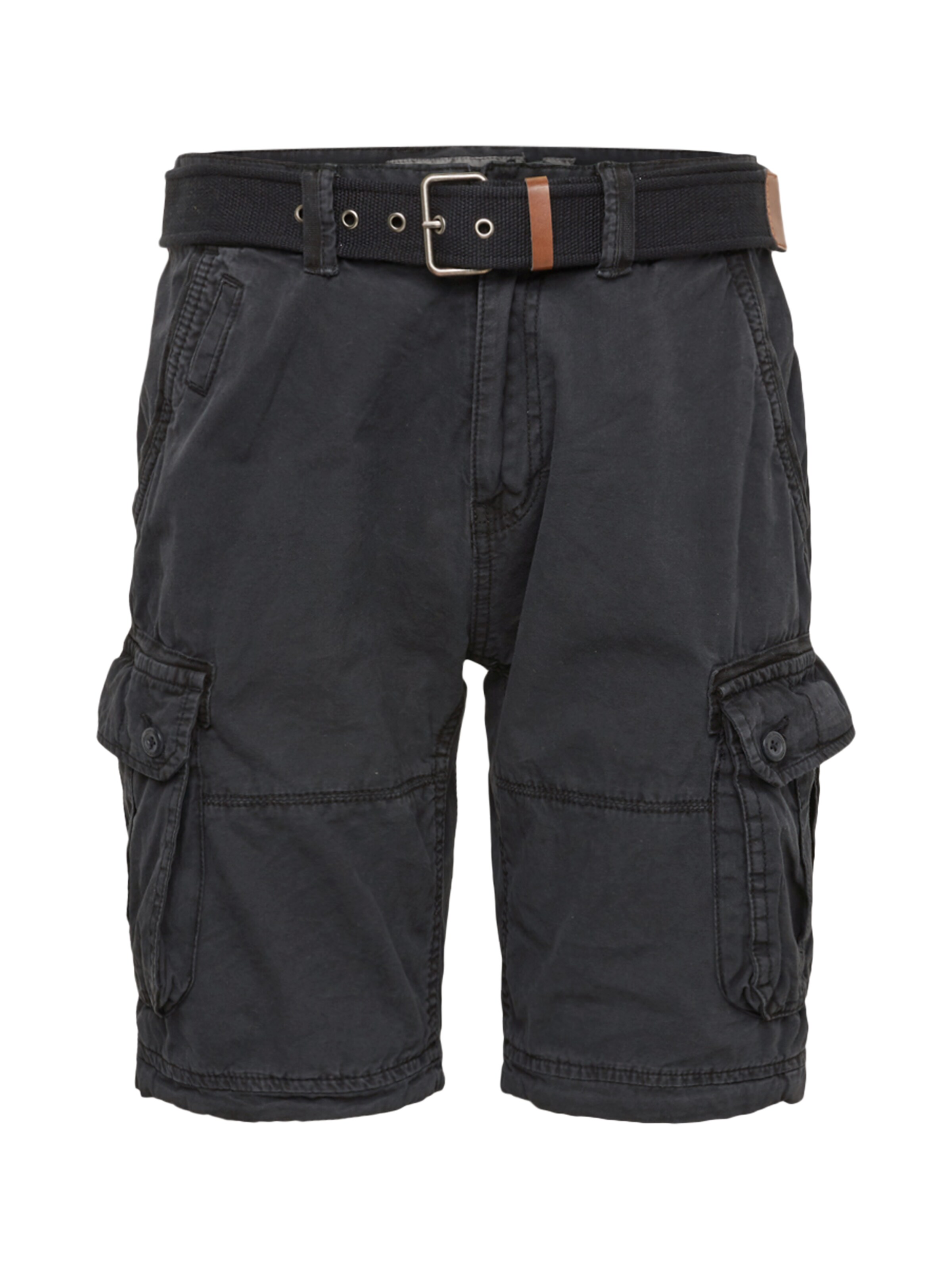 INDICODE JEANS - Cargobroek 'Balton' in de kleur Zwart