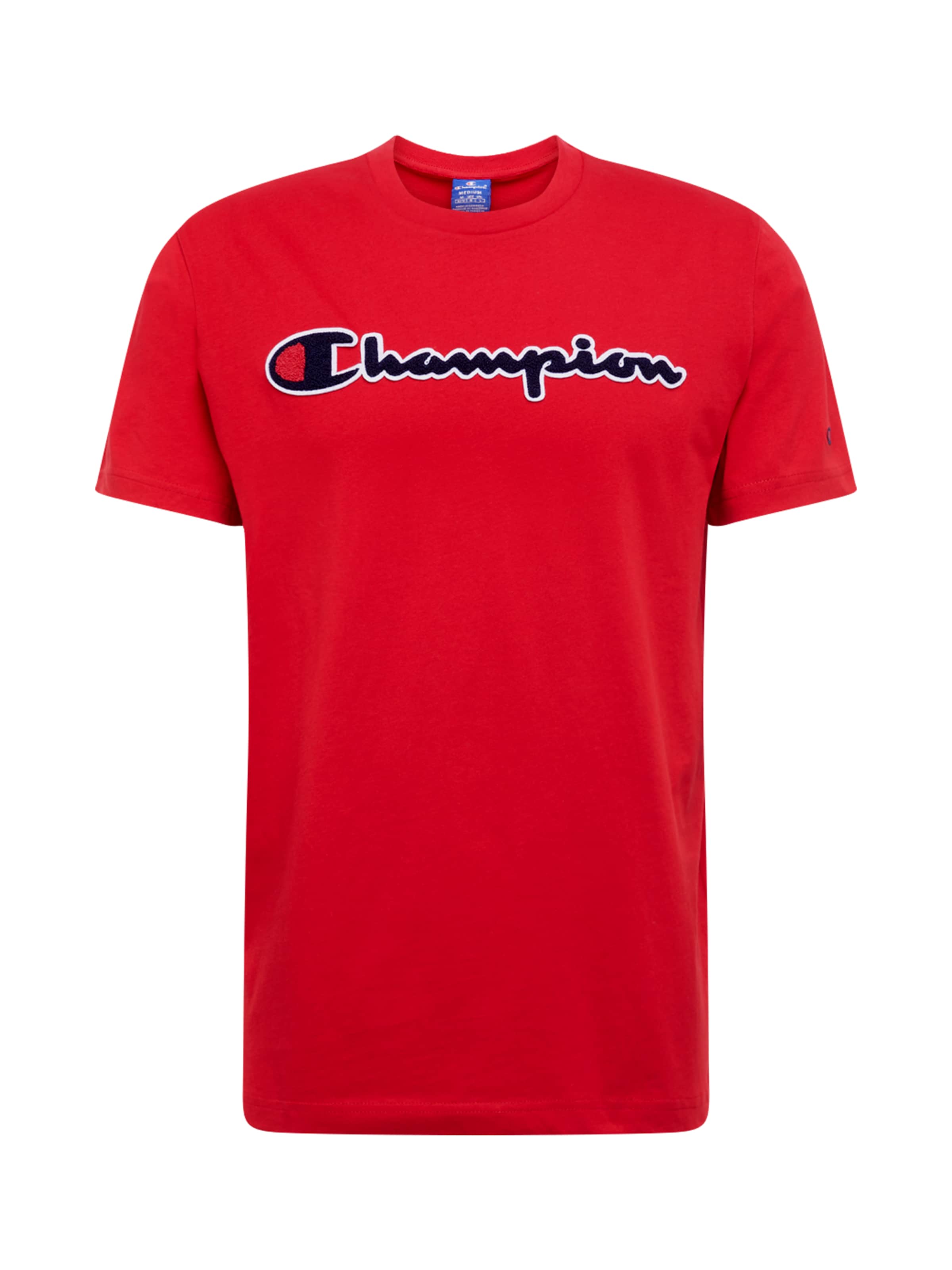 Champion Authentic Athletic Apparel - Shirt 'Crewneck' in de kleur Knalrood