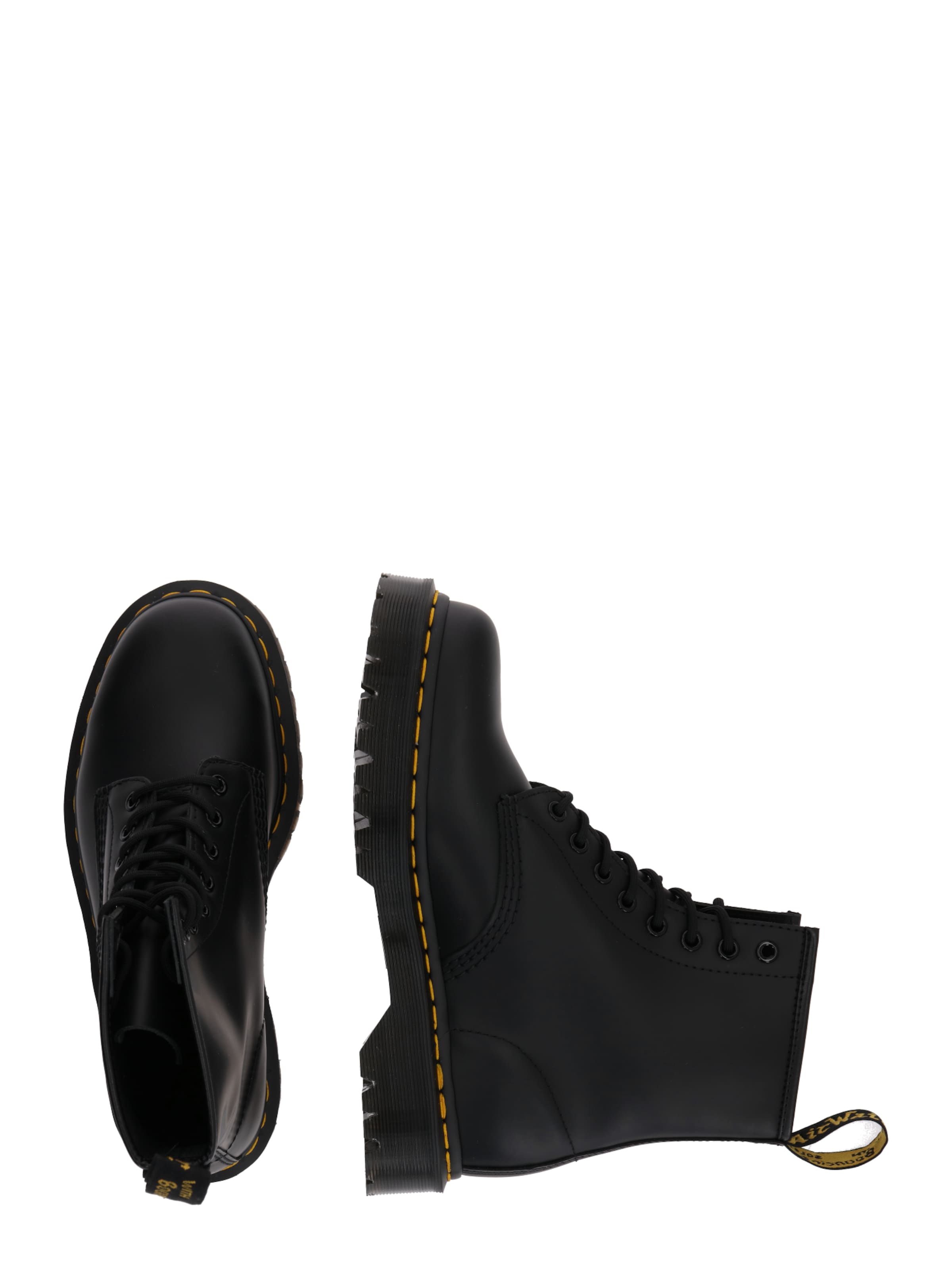 juoda Dr. Martens Suvarstomieji batai '1460 Bex'