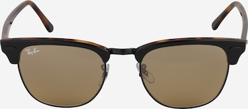 Ray-Ban Solbriller 'Clubmaster' i brun