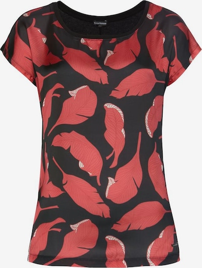 BRUNO BANANI Bruno Banani Druckbluse in rot / schwarz, Produktansicht