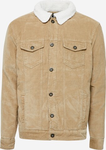 Urban Classics Jacke 'Sherpa' in Beige: predná strana