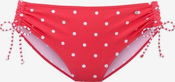 Pantaloncini per bikini 'Audrey' di s.Oliver in rosso: frontale