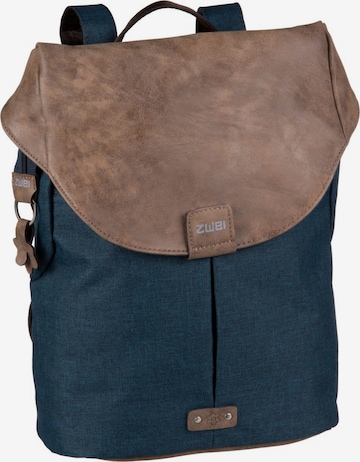 ZWEI Backpack 'Olli' in Blue: front