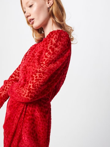 The Kooples Obleka | rdeča barva