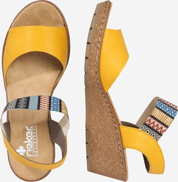 Rieker Sandals in Yellow