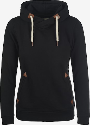 DESIRES Sweatshirt 'Vicky Hood' in Black: front
