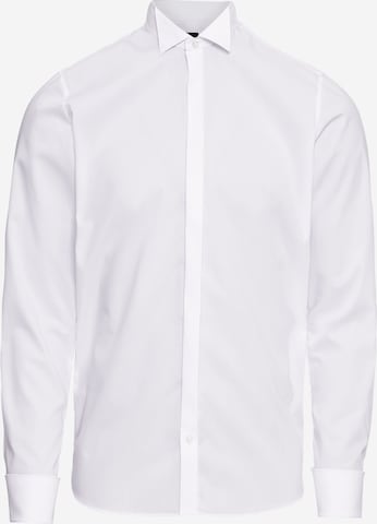 OLYMP Slim fit Business Shirt in White: front