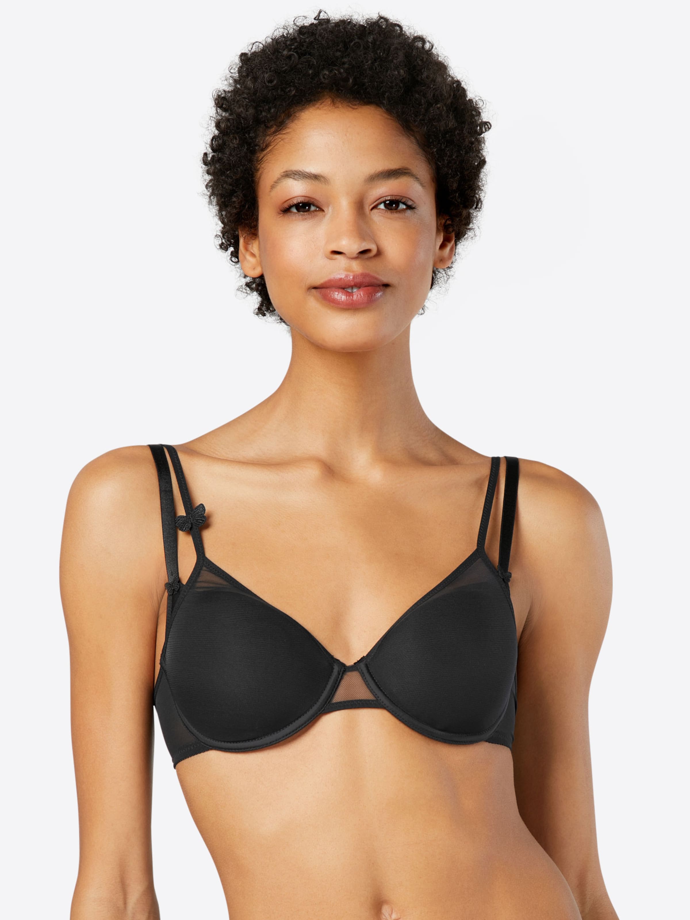PASSIONATA T-shirt BH 'Miss Joy' in Zwart | ABOUT YOU