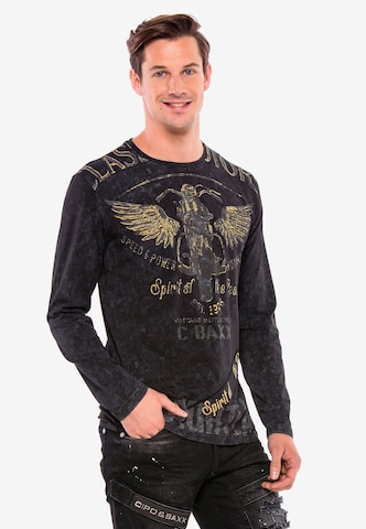 CIPO & BAXX Shirt in Zwart