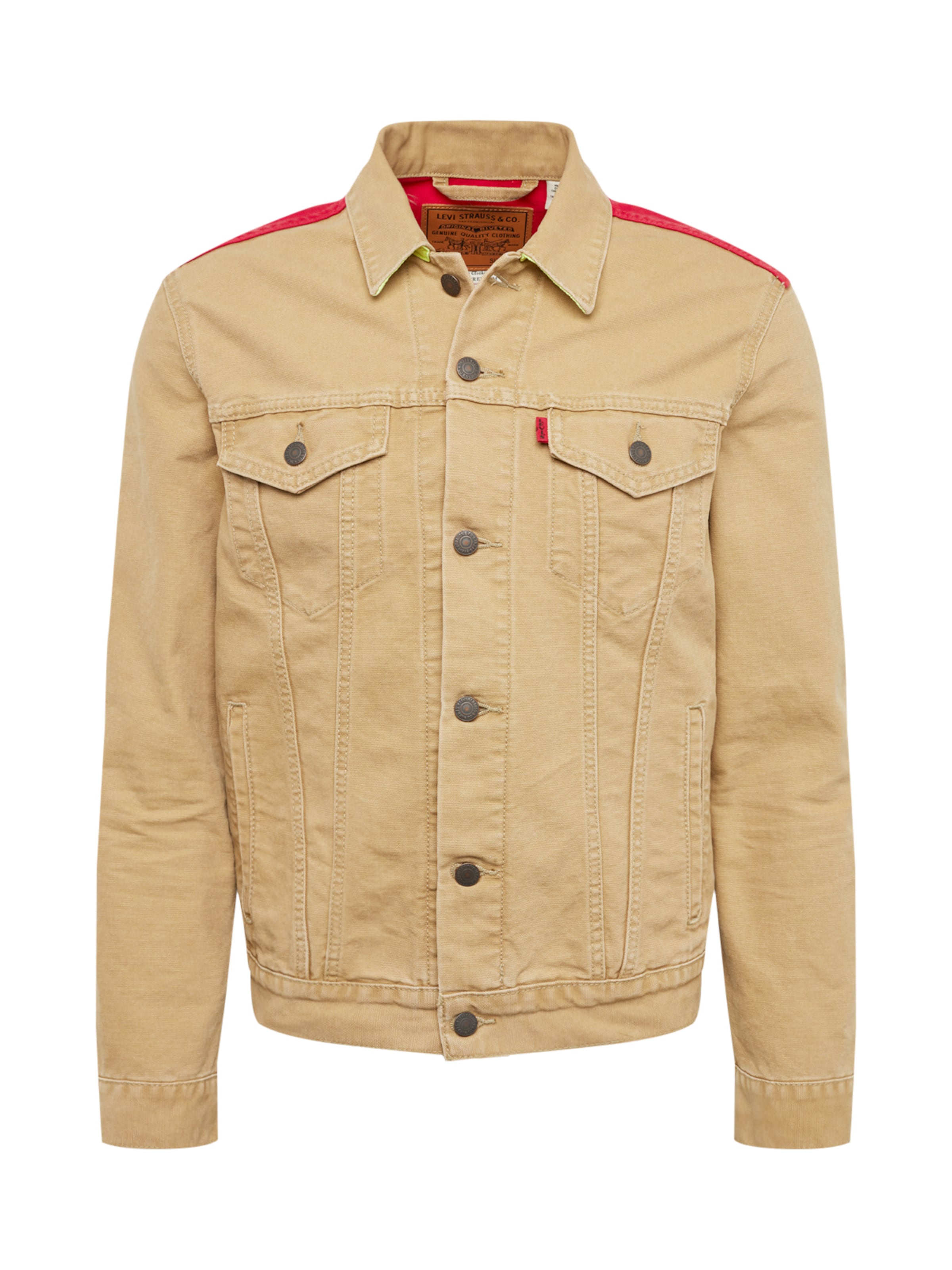 LEVI'S - Tussenjas 'TRUCKER(JT)' in de kleur Donkerbeige