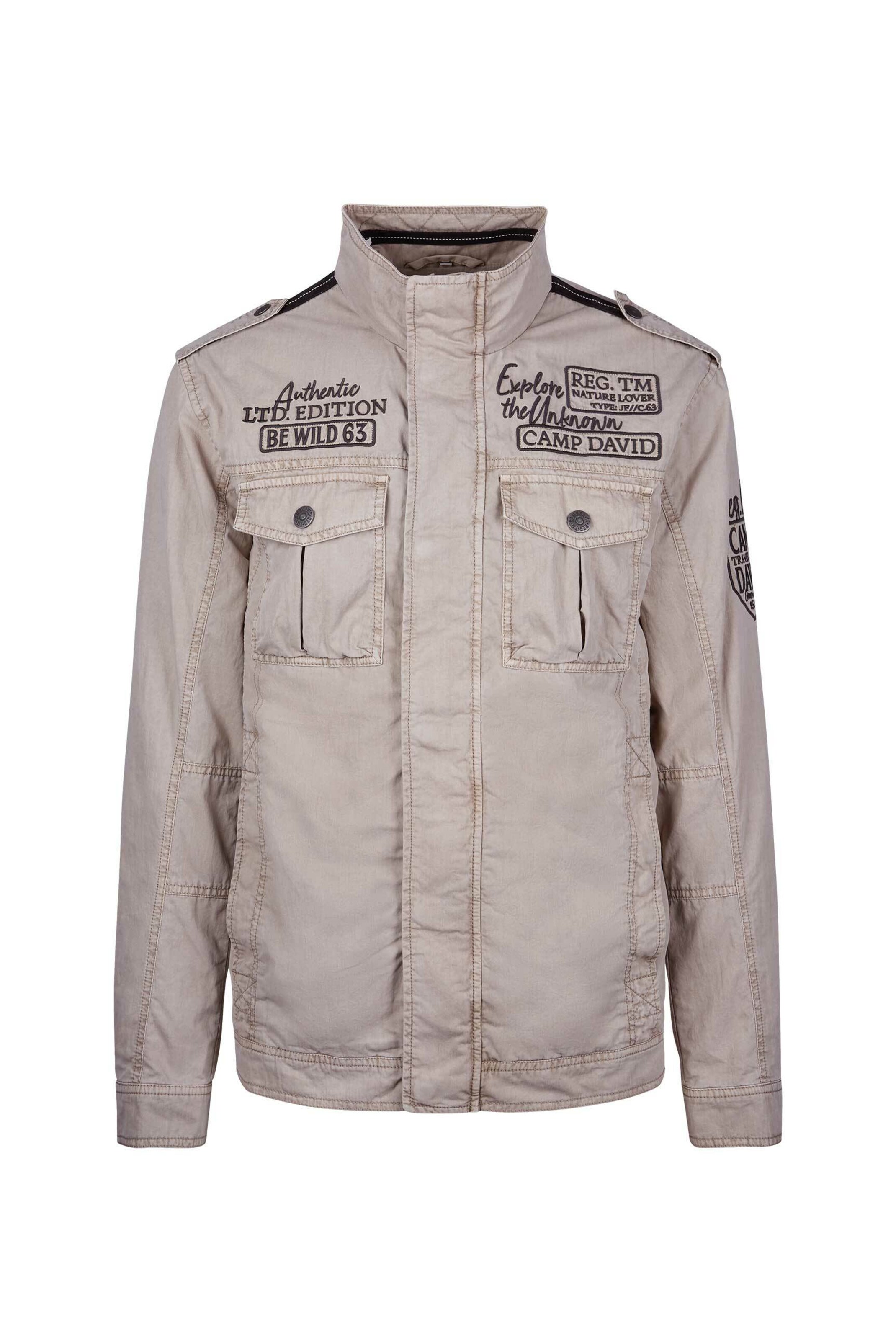 CAMP DAVID Jacke in beige ABOUT YOU