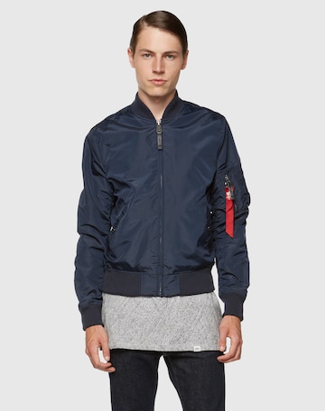 ALPHA INDUSTRIES Between-Season Jacket 'MA-1 TT' in Blue: front