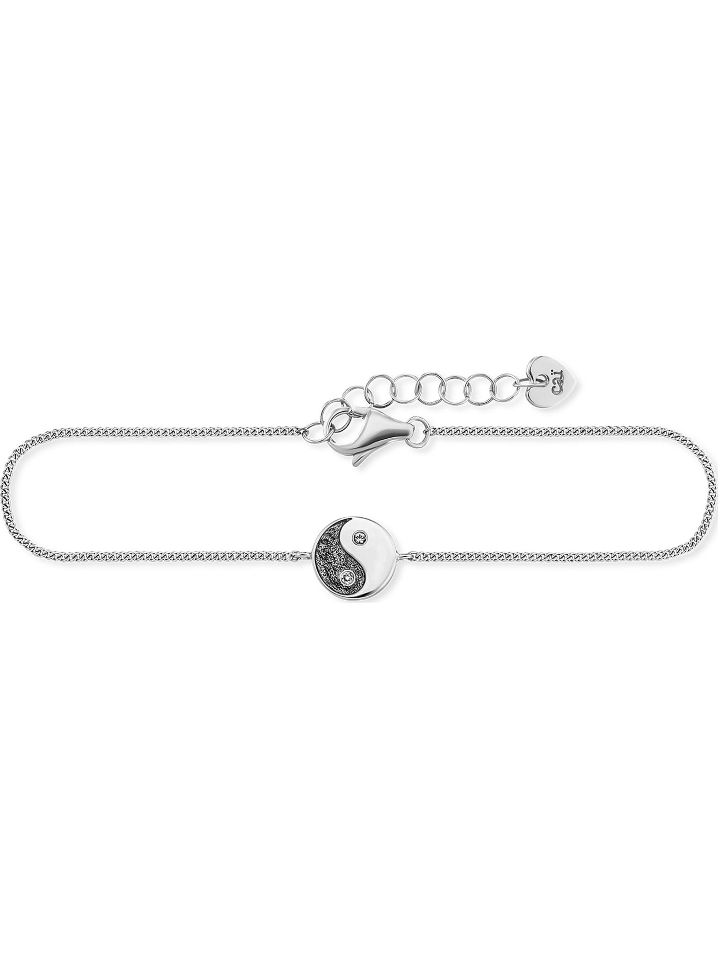 caï Armband 'Yin Yang' in Silber: Vorderseite
