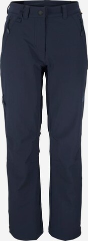 JACK WOLFSKIN Outdoor Pants 'Activate' in Blue: front