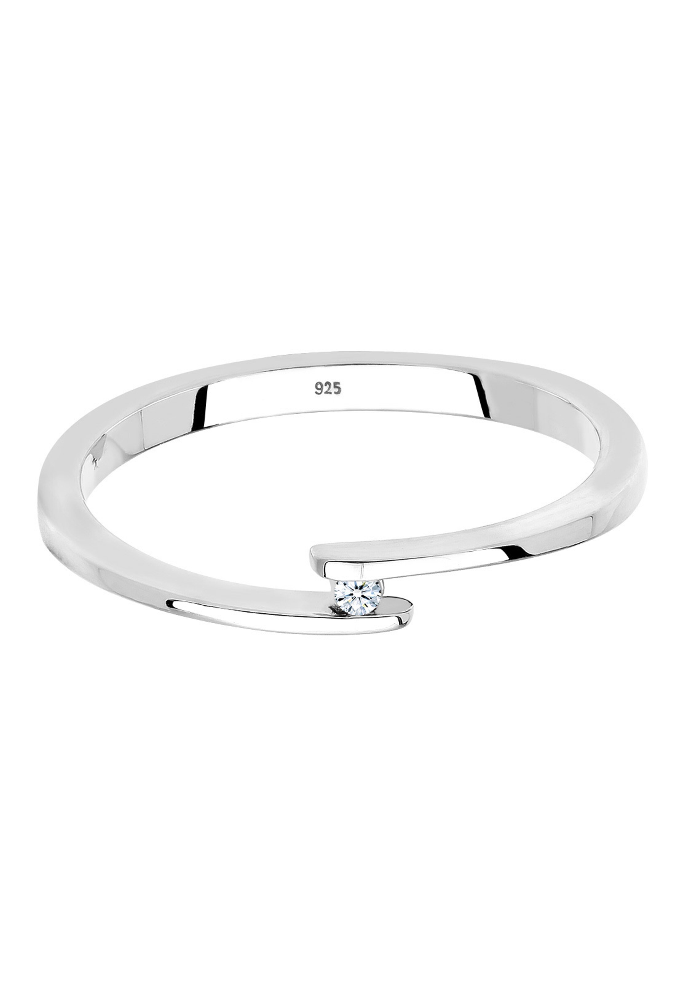 Bague 'Diamant' Elli DIAMONDS en argent