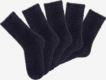 LAVANA Kuschelsocken (5 Paar) in Schwarz: predná strana