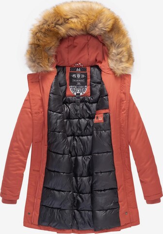 Parka de iarnă 'Karmaa' de la MARIKOO pe portocaliu