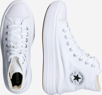 CONVERSE - Sapatilhas altas 'CHUCK TAYLOR ALL STAR MOVE HI' em branco