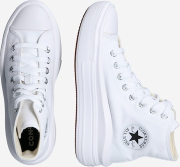 CONVERSE Σνίκερ ψηλό 'CHUCK TAYLOR ALL STAR MOVE HI' σε λευκό