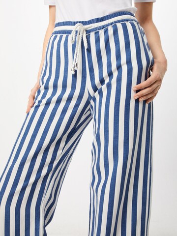 Wide Leg Pantalon Rich & Royal en bleu