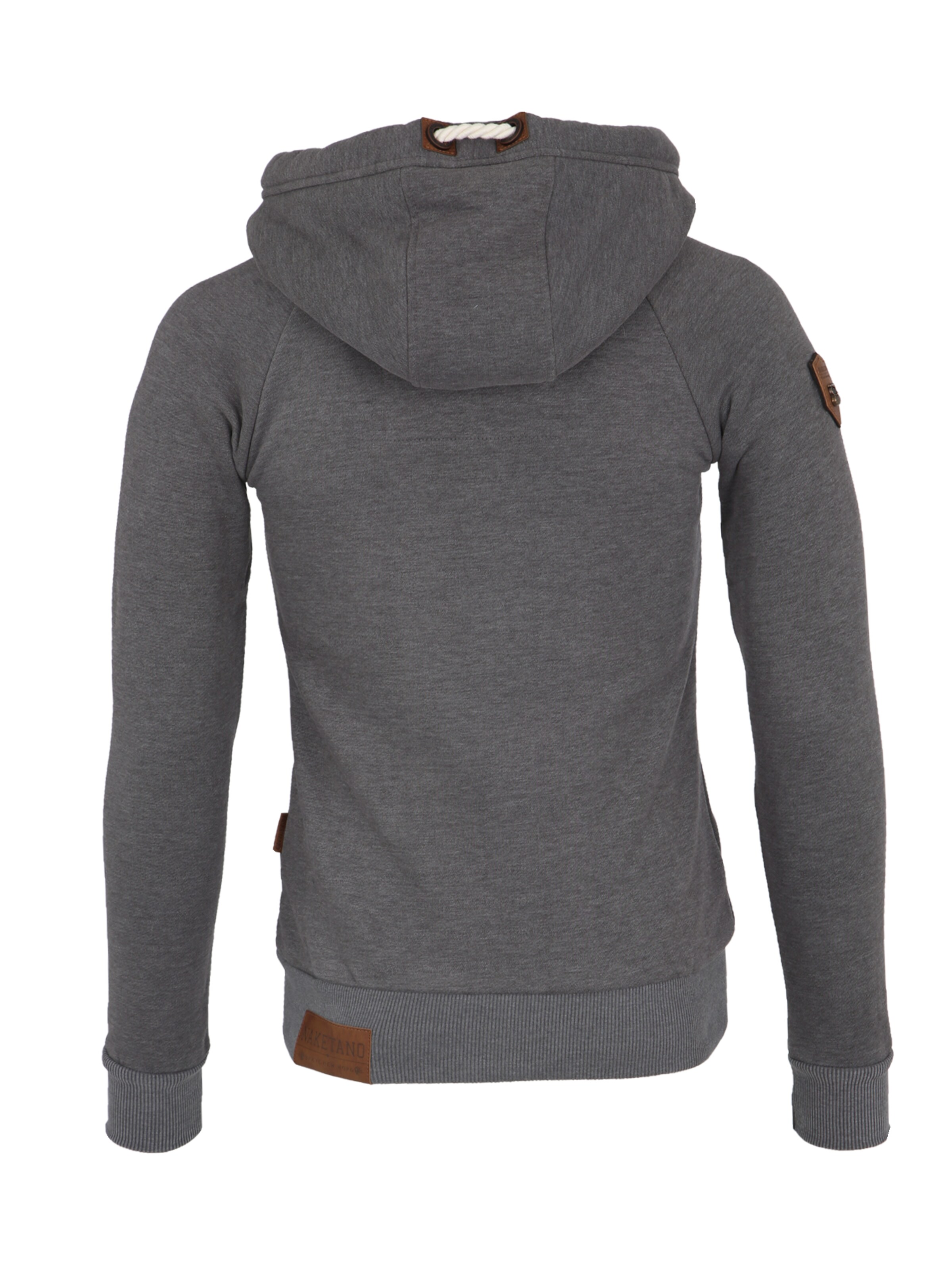 Giacca di felpa di naketano in grigio