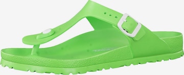 BIRKENSTOCK T-Bar Sandals 'Gizeh' in Green: front