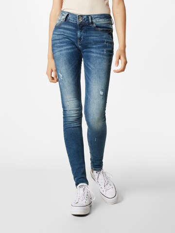 GARCIA Slimfit Jeans in Blauw: voorkant