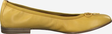 TAMARIS Ballet Flats 'Alena' in Yellow