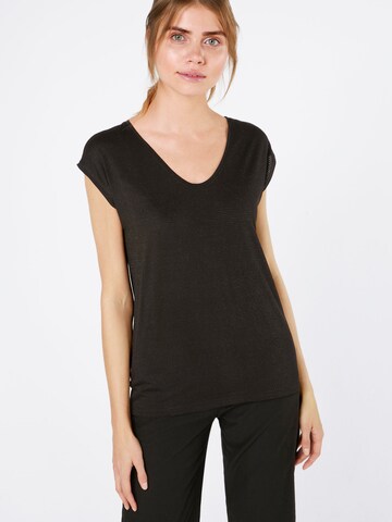 T-shirt 'Billo' PIECES en noir : devant