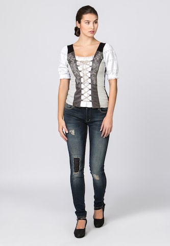 STOCKERPOINT Klederdracht blouse in Wit