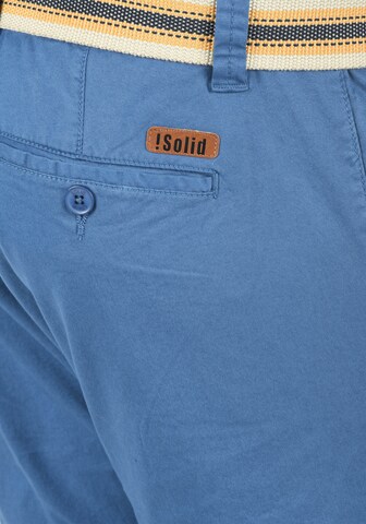 !Solid Regular Chinohose  'Lagos' in Blau