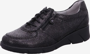 WALDLÄUFER Lace-Up Shoes in Black: front