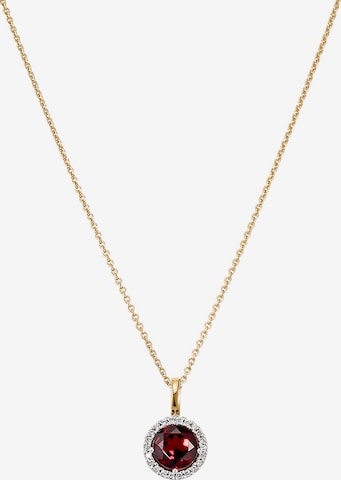 CHRIST Necklace 'Granat' in Gold: front