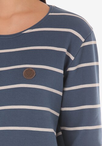 Lakeville Mountain Sweatshirt 'Cuanda Striped' in Blauw