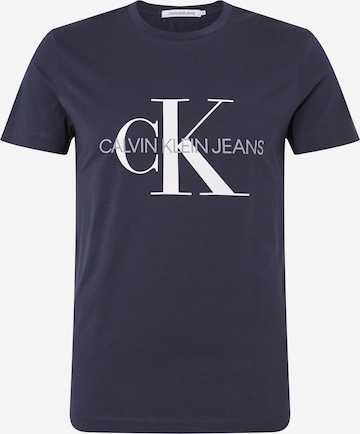 Calvin Klein Jeans Koszulka w kolorze niebieski: przód