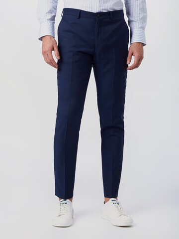 JACK & JONES Slimfit Ráncos nadrág 'Solaris' - kék: elől