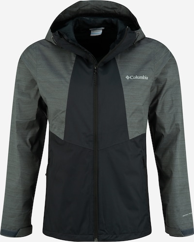 COLUMBIA Veste outdoor 'M Inner Limits II Jacket' en gris foncé / noir, Vue avec produit