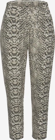 LASCANA Tapered Broek in Beige: voorkant