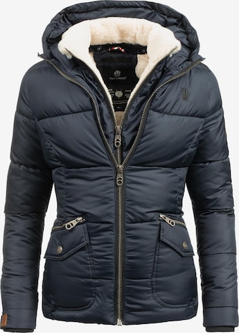 NAVAHOO Winter jacket 'Megan' in Blue: front