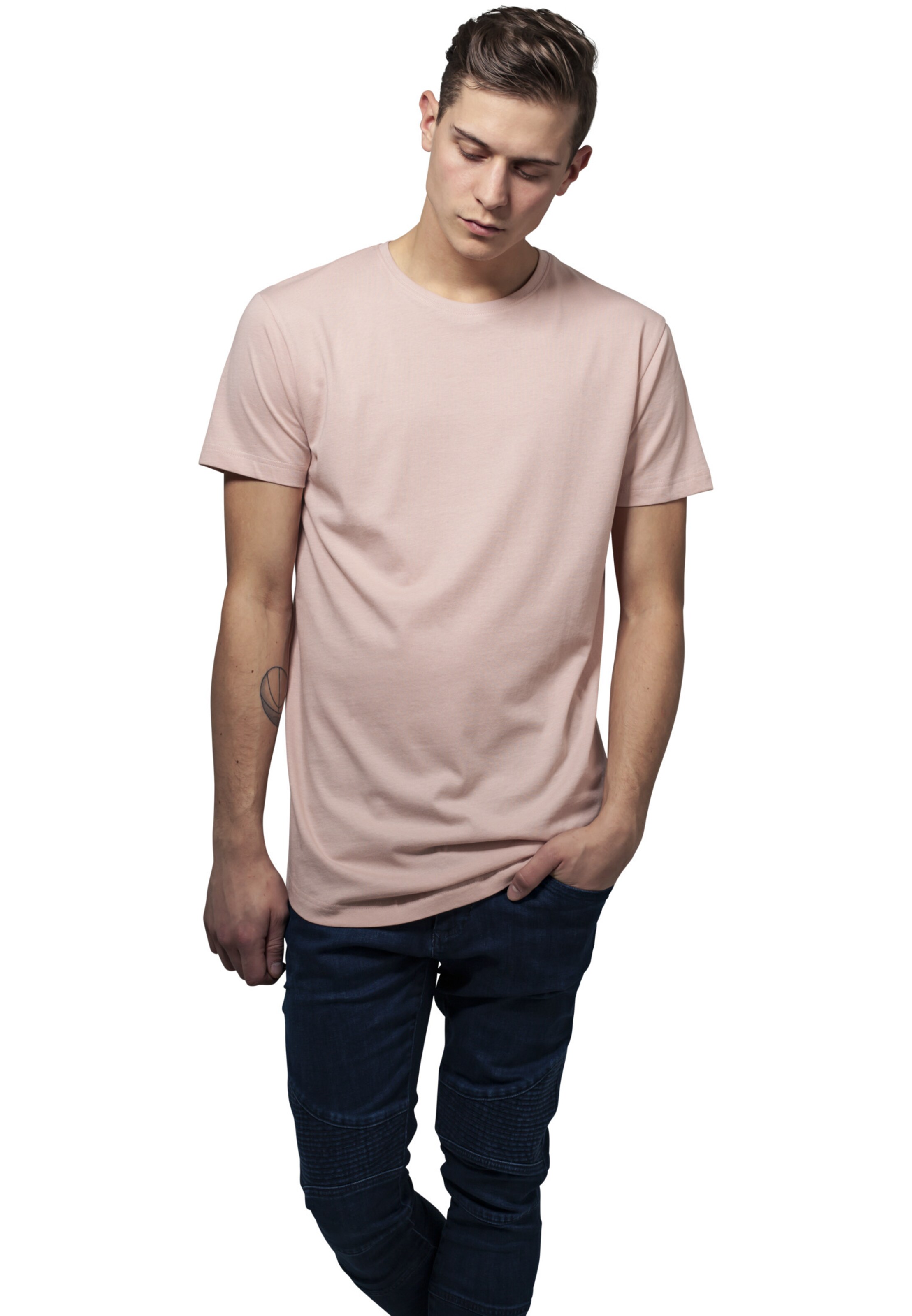 Urban Classics - Camisa em rosa: frente