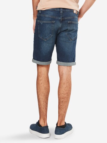 Only & Sons Regular Shorts 'Ply' in Blau: zadná strana